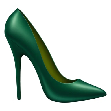 Dark green stiletto  sticker