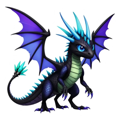 Punk’ish Edgy Badass Dark Gothic Flygon-Aurorus-Amaura-Hybrid-Creature sticker