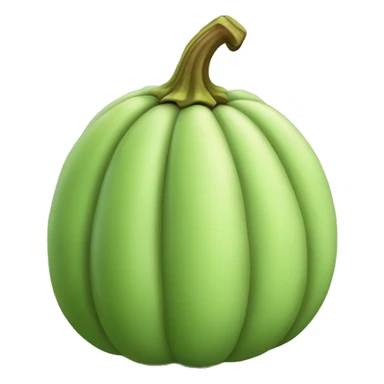 Pistachio green pumpkin sticker
