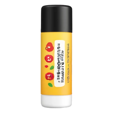 lip balm with label sticker