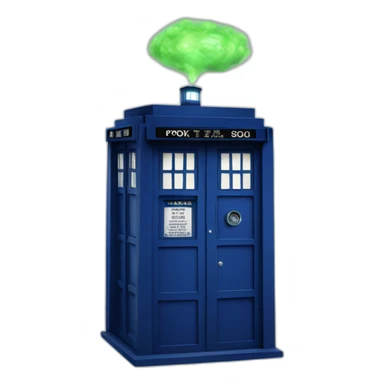 doctor who tardis sticker