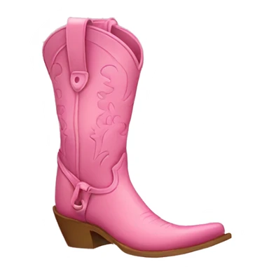 pink cowgirl boot sticker