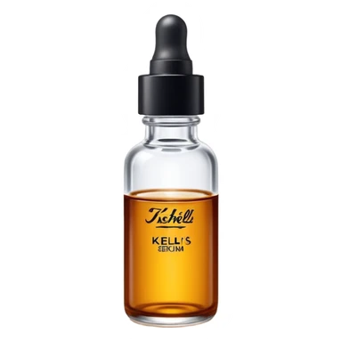 kiehl's serum bottle sticker