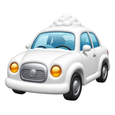 car with foam sticker