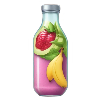 Smoothies in Flasche sticker