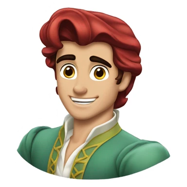 Prince Eric and Ariel sticker