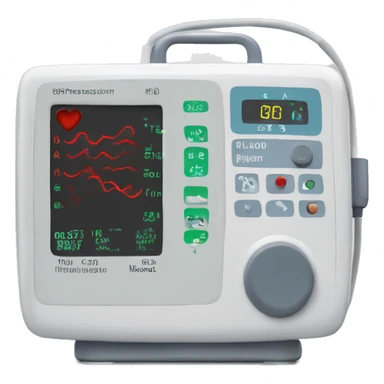 Blood pressure monitor in an intensive care unit  sticker