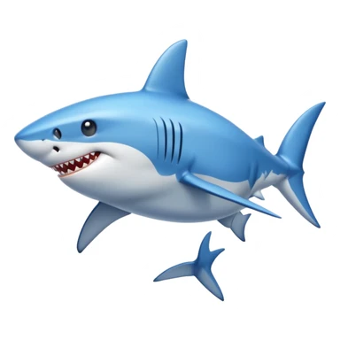 Shark with a top ask sticker
