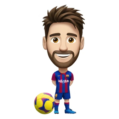 messi voley sticker