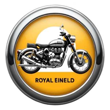 Royal Enfield logi  sticker