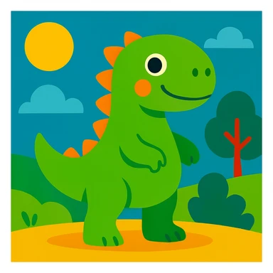 Dinosaur sticker