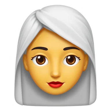 kırmızı küpeli kadın sticker