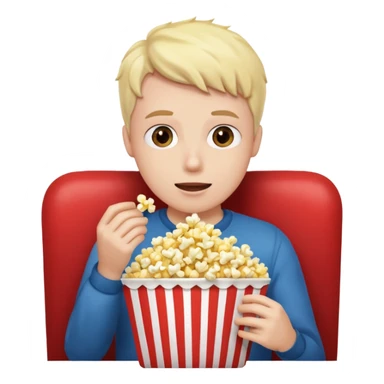 persona viendo cine sticker