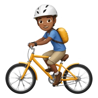Make emoi of scout on bike sticker