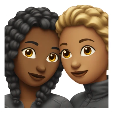 two women in love sticker