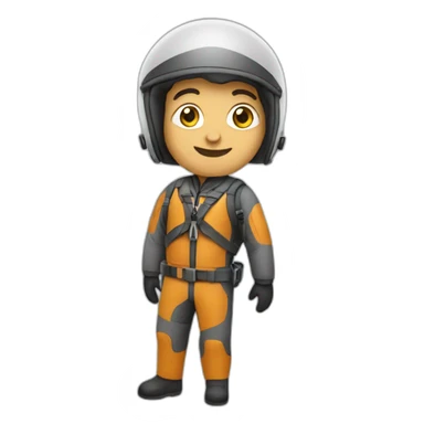 paraglider pilot sticker