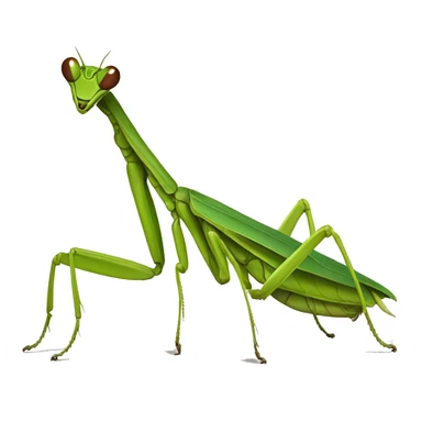 Preying mantis sticker