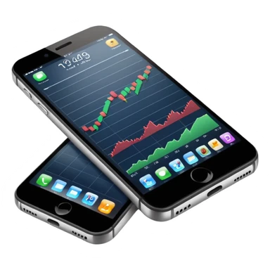 Iphone trading charts sticker