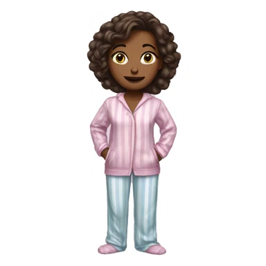Deanna Troy in pajamas  sticker