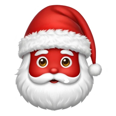 Santa hat emoji sticker