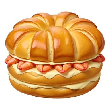 Un choux à la crevette (au lieu d’un choux à la crème) sticker