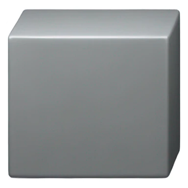 grey box like this ⬜ not 3D just like what i said sticker