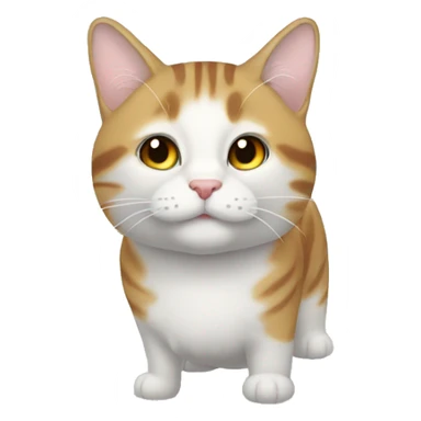 Белый кот sticker