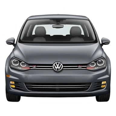 2013 Volkswagen Golf dark grey 5 door sticker