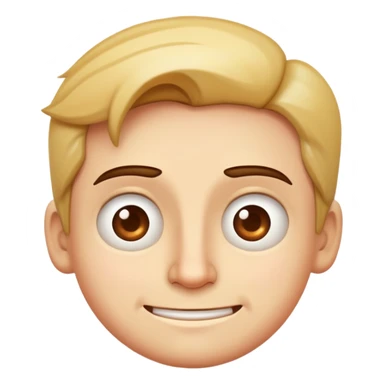 Sarcastic face sticker