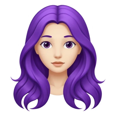 purple woman sticker