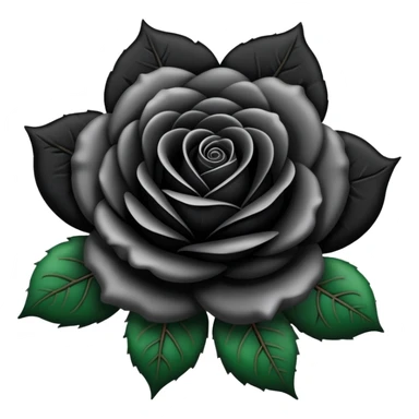 Black rose, Stone Temple Pilots inspired sticker