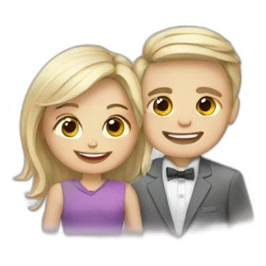 Anniversary card sticker