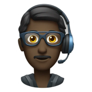 programmer-dark-library-headset sticker