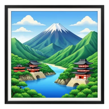 japan country sticker