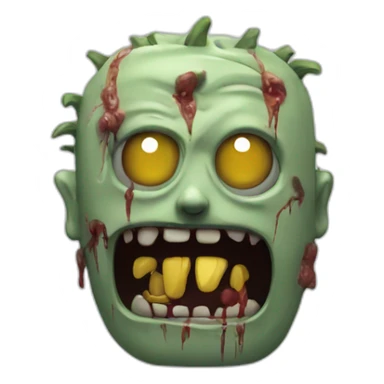 Tv 3D film zombie sticker