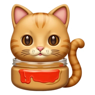 Peanut butter cat sticker