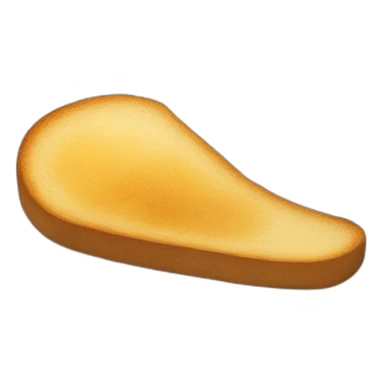 A piece of bread and a cup of coffee on the plate. sticker