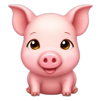 baby pig sticker