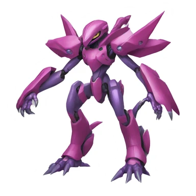  Cool Edgy Godly Futuristic Digimon-Fakemon-Genesect-Reptile full body sticker