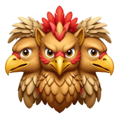 Grifin three head sticker