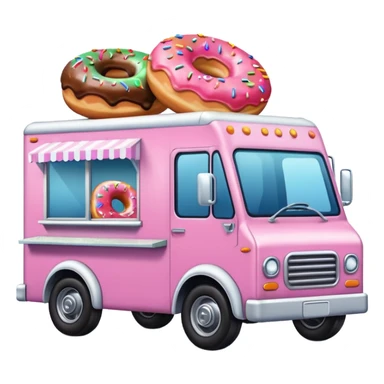 amazing donut truck sticker