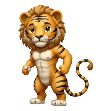 Lion Tiger Fusion sticker
