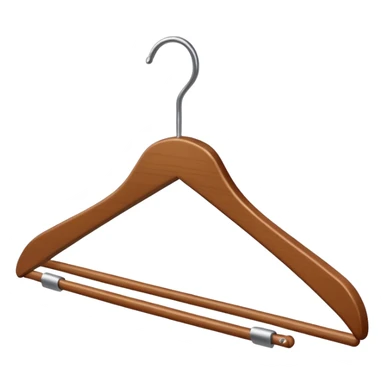 Hanger emoji full wooden and 30°angle sticker