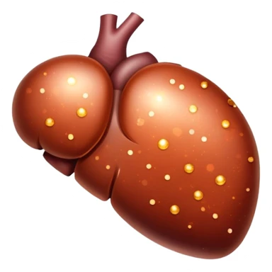 healthy liver with sparkles sticker