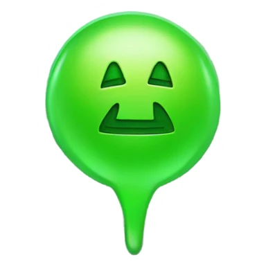 a "AV" words buat metallic and glowing neon green sticker