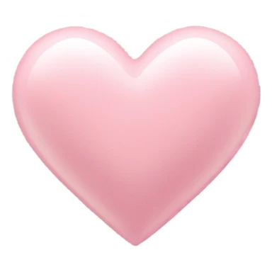 light baby pink color + heart  sticker