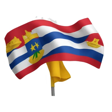 Bandera de la ciudad de Barranquilla  sticker