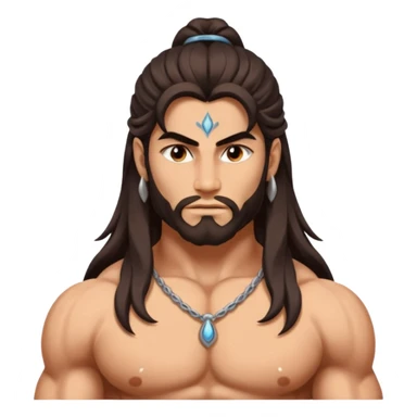 Mahadev real god  shiv not like cartoon  sticker