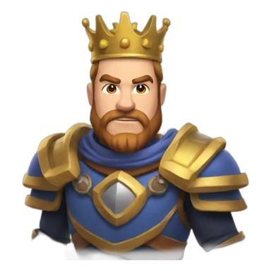 Le roi de clash royal sticker