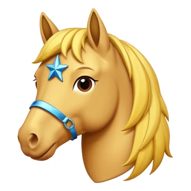 Um emoji com a logo do jogo star stable sticker